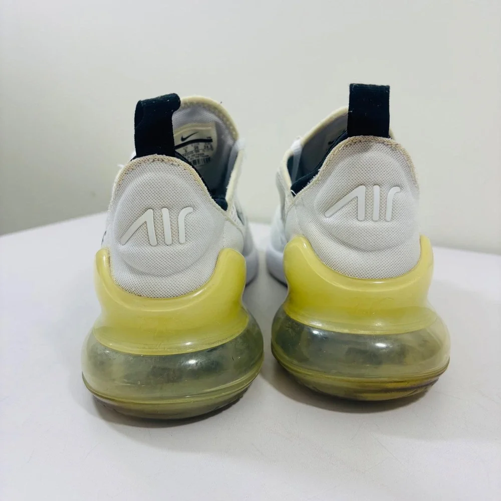 Nike Youth Air Max 270 White Black Running Shoes Sneakers Size‎ 6.5Y 943345-100
